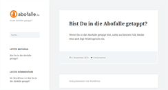 Desktop Screenshot of abofalle.de