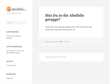 Tablet Screenshot of abofalle.de